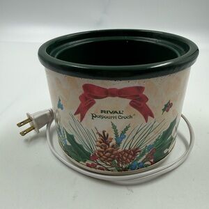 Rival Potpourri Crock Pot Simmering 3207 Bow Holly